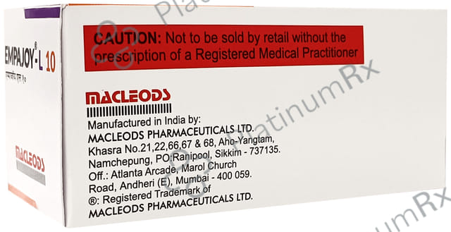 Empajoy L 10mg Tablet 10s