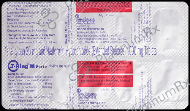 J Ring M Forte Tablet ER