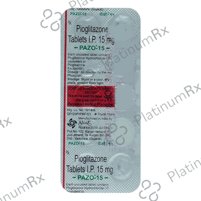 Pazo 15mg Tablet