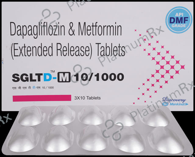 Sgltd M 10mg/1000mg Tablet