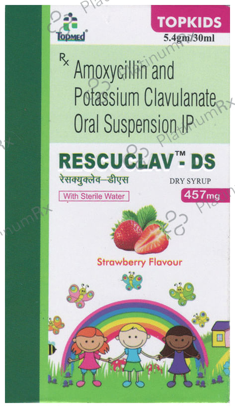 Rescuclav-DS Dry Syrup Strawberry