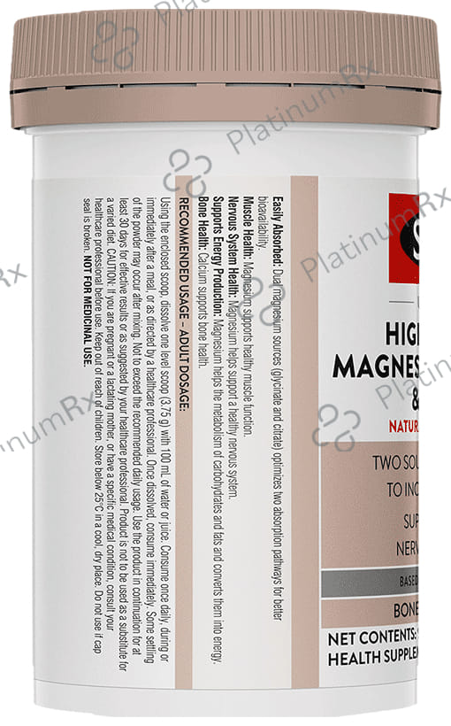 Swisse Ultiboost High Strength Magnesium Glycinate & Citrate Oral Powder Orange