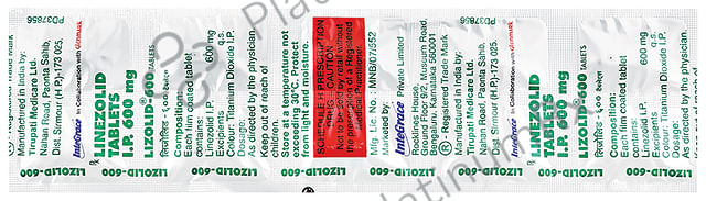 Lizolid 600mg Tablet 10s