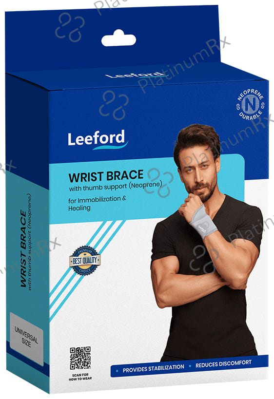 Leeford Wrist Brace Neoprene with Thumb Support Universal