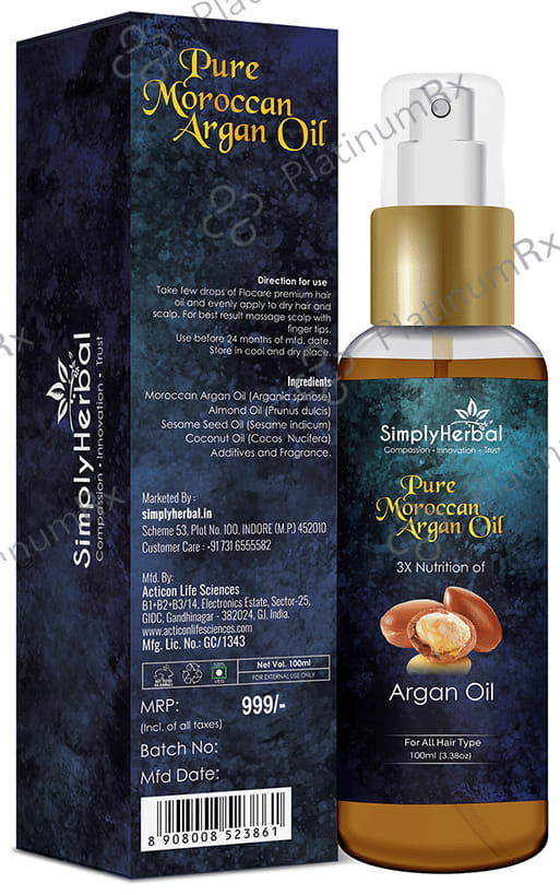 Simply Herbal Pure Moroccan Argan Oil