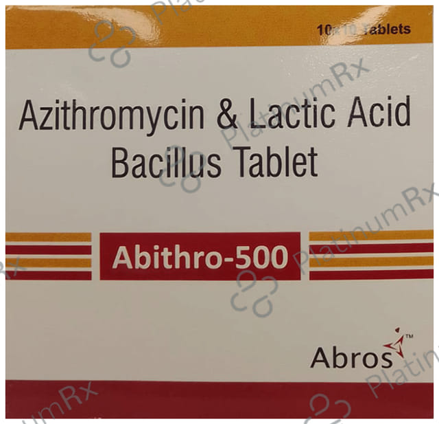 Abithro 500mg/60M Tablet 10s