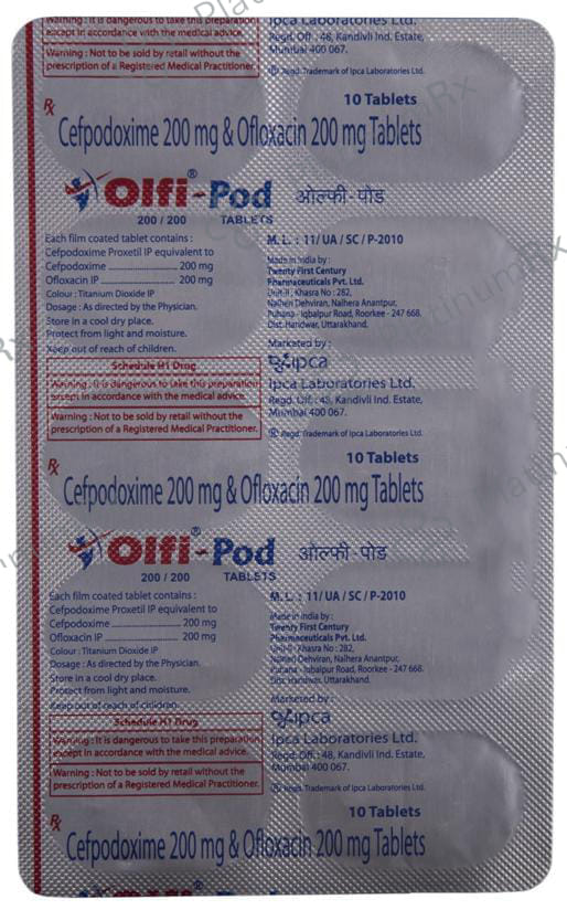 Olfi Pod 200/200mg Tablet 10s