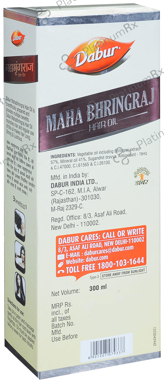 Dabur Maha Bhringraj Hair Oil 300 ml