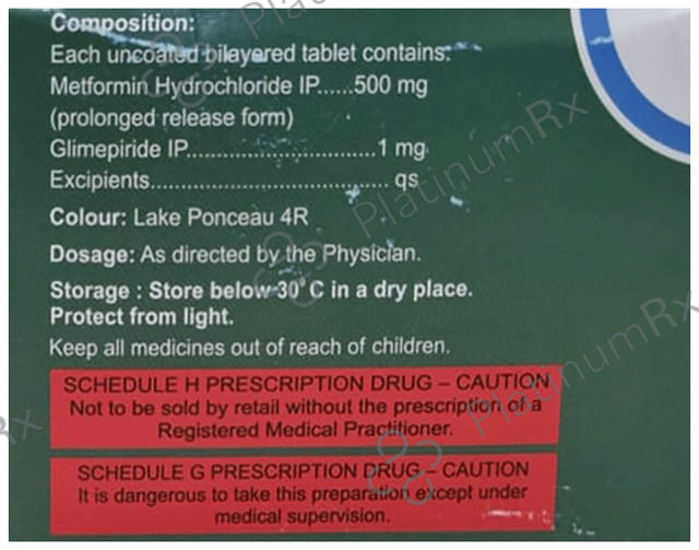 Prime G 1mg/500mg Tablet