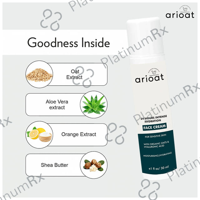 Arioat 24 Hours Intenydration Face Cream 30 ml