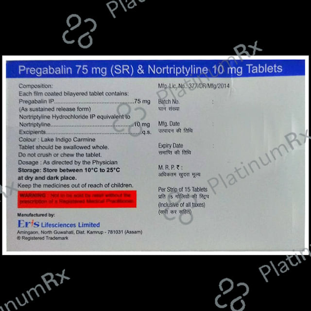 Sonaxa NT 75mg/10mg Tablet