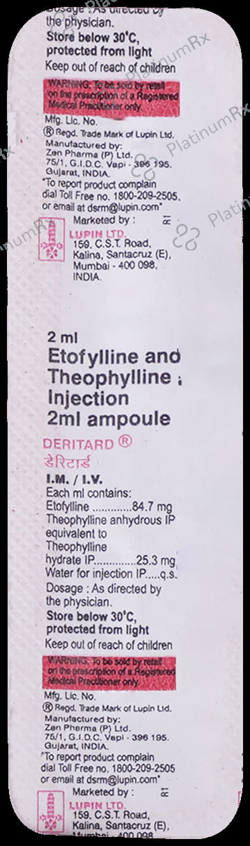 Deritard 84.7/25.3mg Injection 2ml