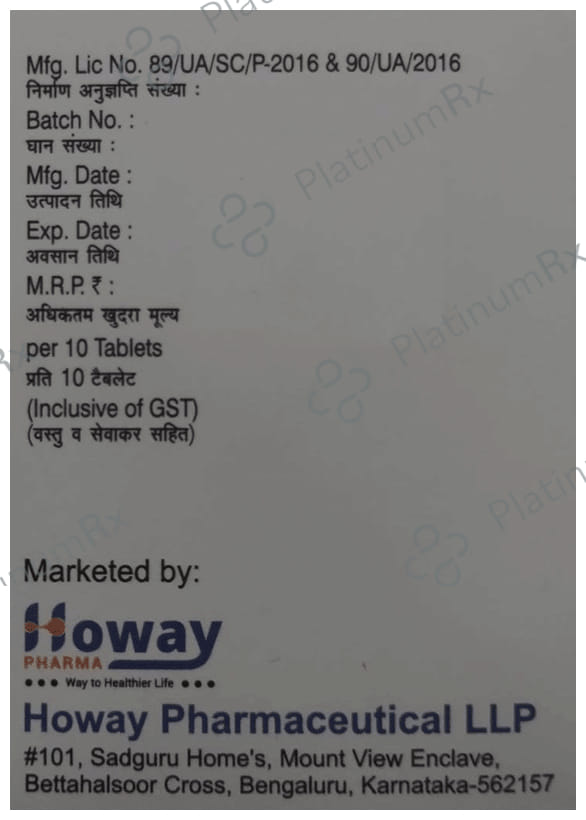 Telaxle M 25 Tablet ER 10s