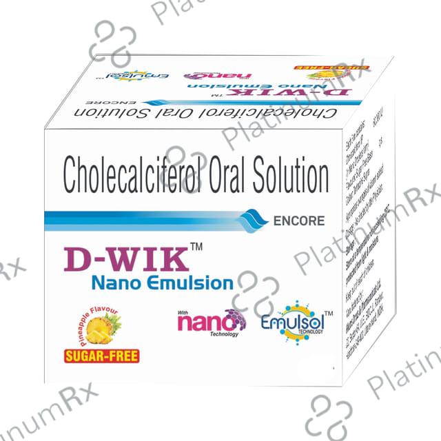 D Wik Nano Emulsion Pineapple Flavour Sugar Free 5ml