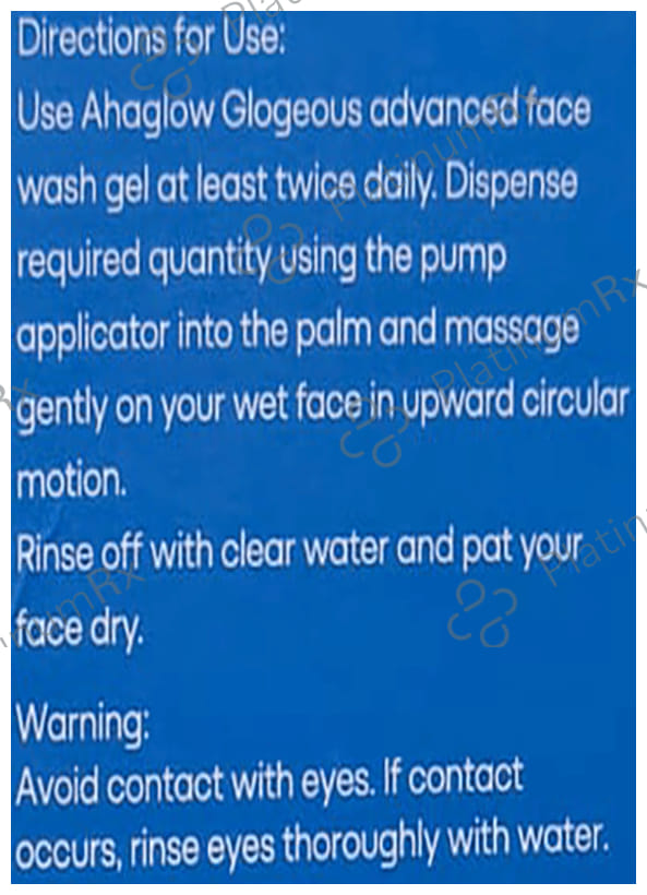 Glogeous Advanced Face Wash Gel 100gm