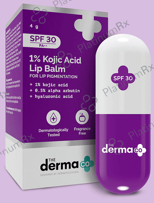 The Derma Co 1% kojic Acid Lip SPF 30 Balm 4gm