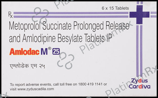 Amlodac M 25/5mg Tablet PR 15s