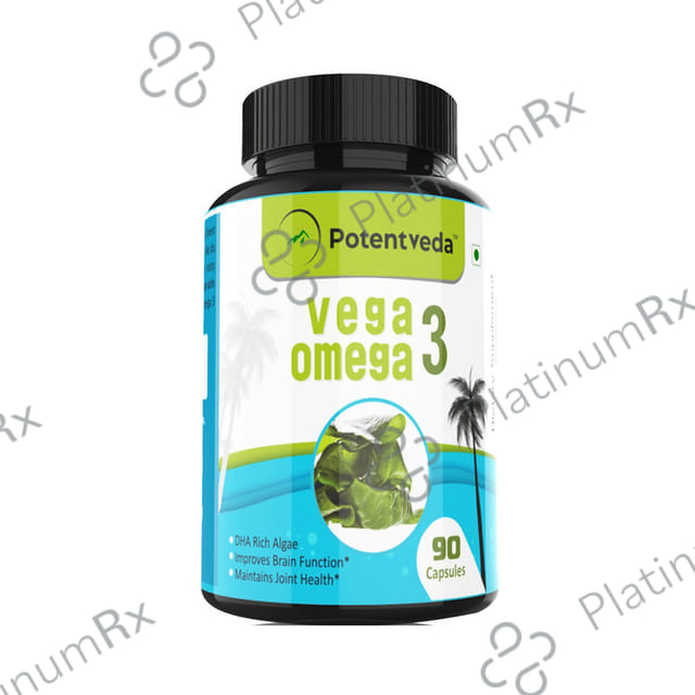 Potentveda Vega Omega 3 800mg Capsule 90s
