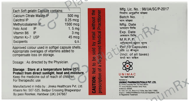 Bonmac Softgel Capsule 10s