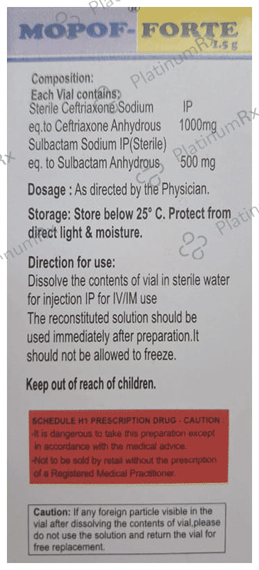 Mopof-Forte 1.5g Injection