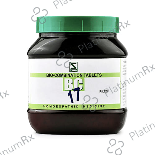 Dr Willmar Schwabe India Bio-Combination 17 (BC 17) Tablet 550 gm