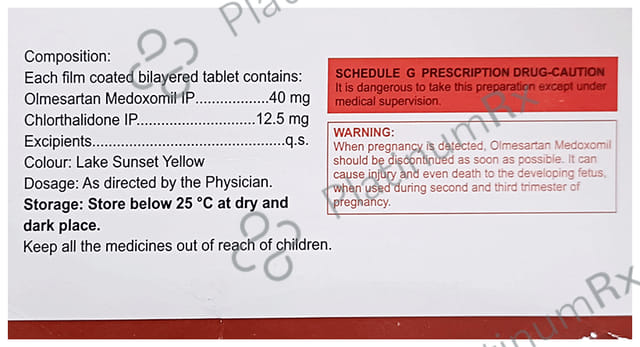 Olmin CH 12.5/40mg Tablet 15s