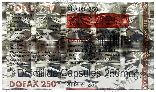 Dofax 250mg Capsule 10s