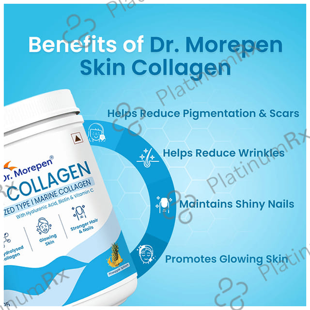 Dr. Morepen Skin Collagen Powder Pineapple Splash