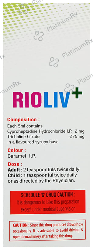 Rioliv Plus Syrup 200ml
