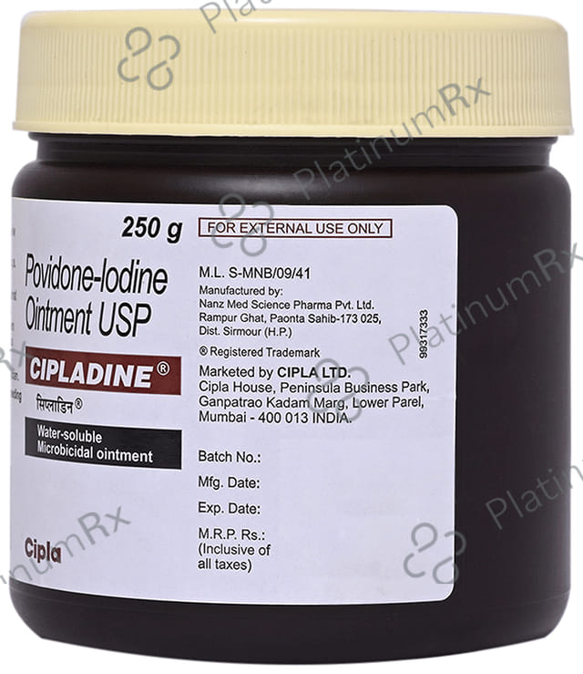 Cipladine Ointment 250gm