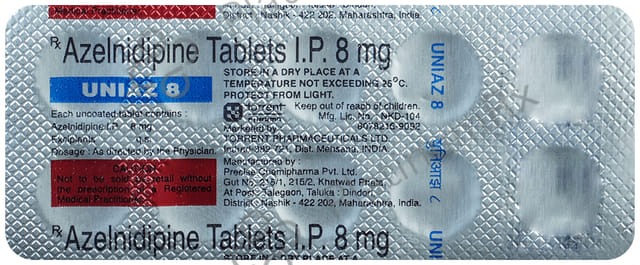 Uniaz 8mg Tablet 10s