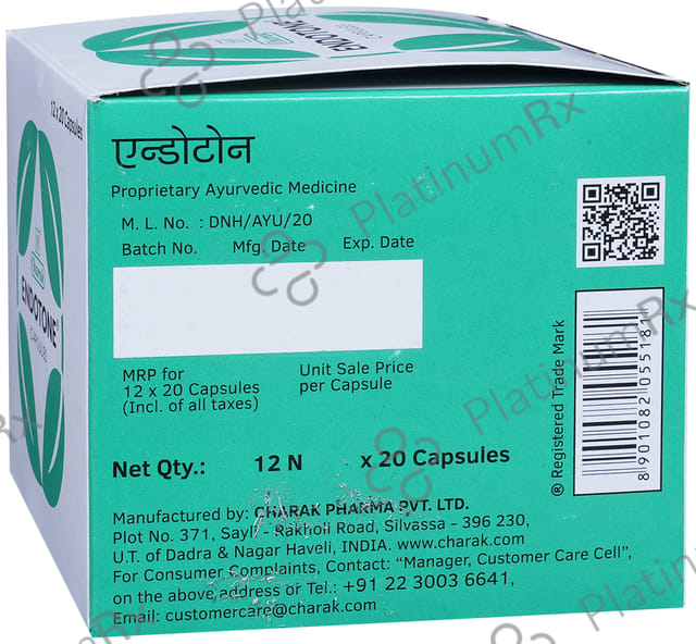 Charak Endotone Capsule 20s