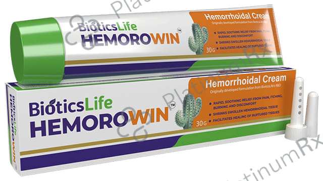 BioticsLife Hemorowin Cream for Piles & Fissure (30gm Each) 4 Tubes