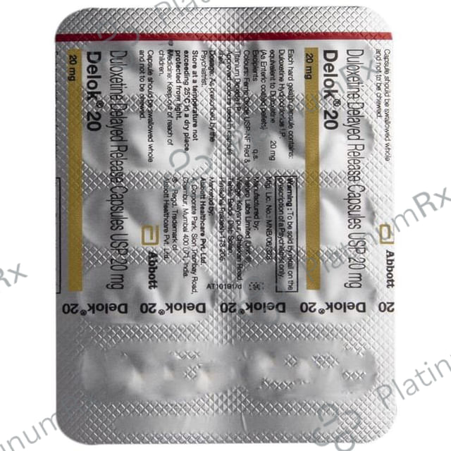 Delok 20mg Capsule DR 10s