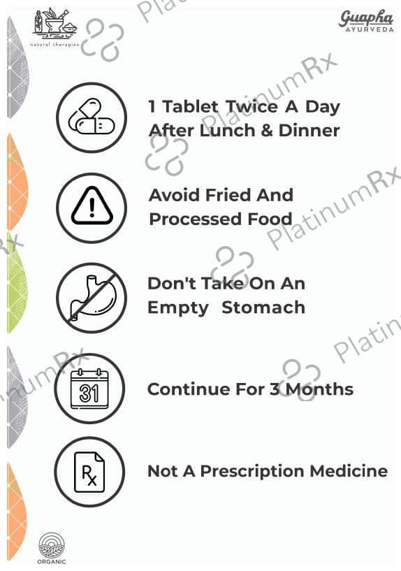 Guapha Ayurveda Weight Wellness Tablet