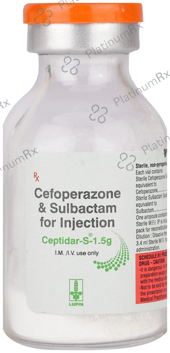Ceptidar S 1.5gm Injection 1ml