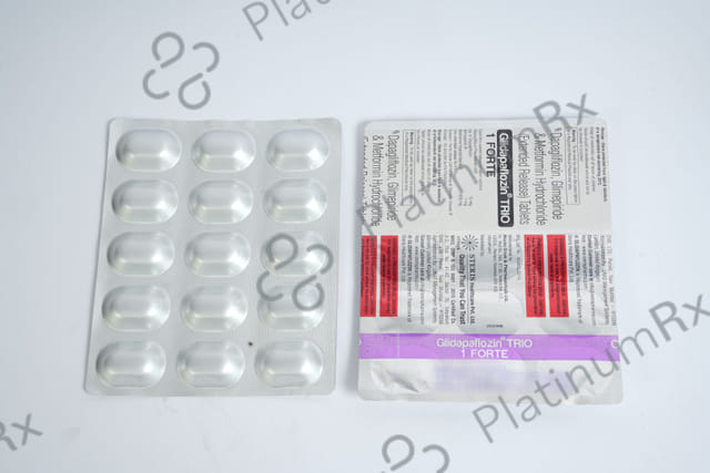 Glidapaflozin Trio 1/10/1000mg Forte Tablet ER 15s