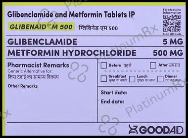 Glibenaid M 500/50mg Tablet 10s
