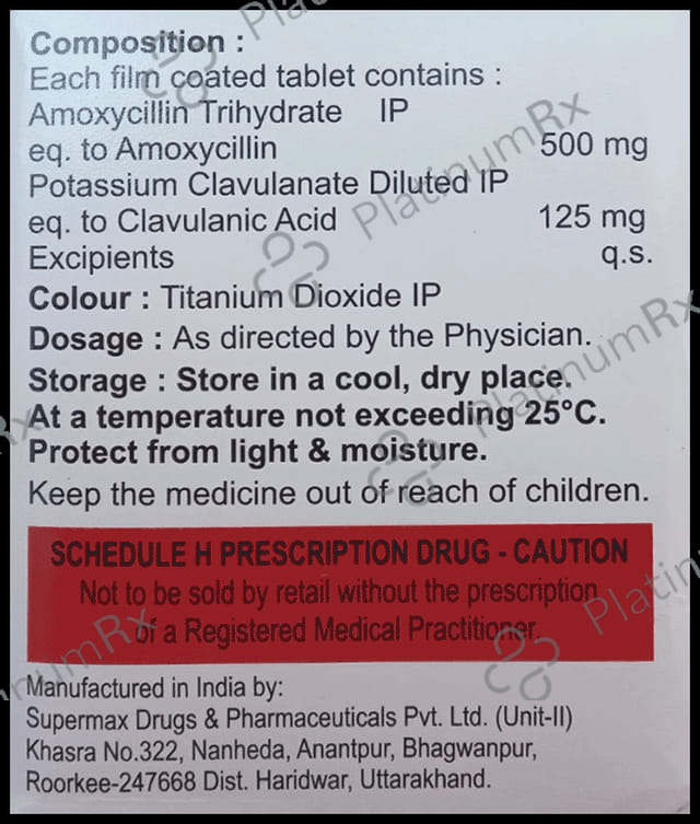 Nenmox-CV 625 Tablet