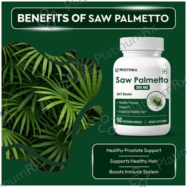 Biotrex Saw Palmetto 300mg Capsule
