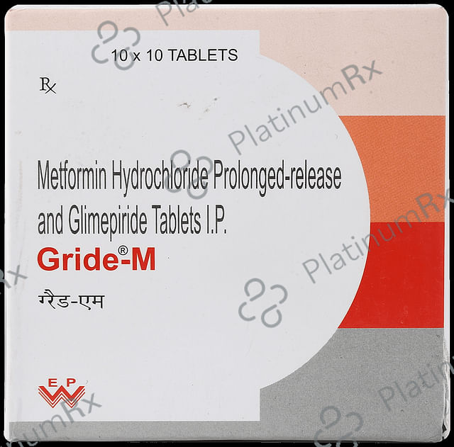 Gride M 1/500mg Tablet 10s