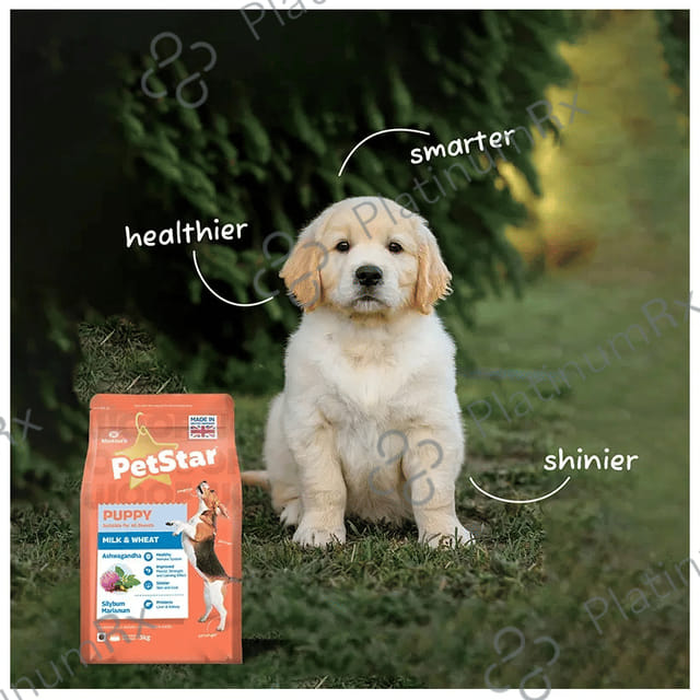 Petstar Puppy Dry Dog Food Milk & Wheat BOGO 3 kg