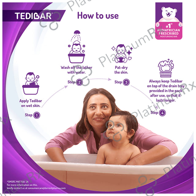 Tedibar Baby Bathing Soap 75gm