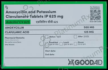 Aidcillin CV 625mg Tablet 10s