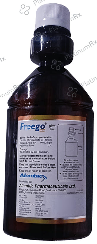 Freego 10/0.0225mg Syrup 250ml