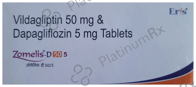 Zomelis D 50/5mg Tablet 10s
