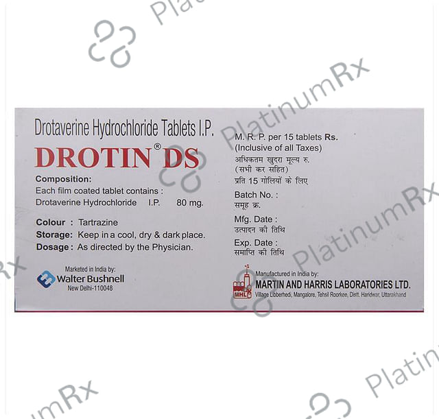 Drotin 80mg DS Tablet 15s