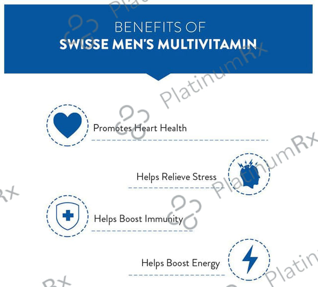 Swisse Ultivite Men's Multivitamin for Energy, Stamina & Fatigue Reduction - Tablet 60 tablets