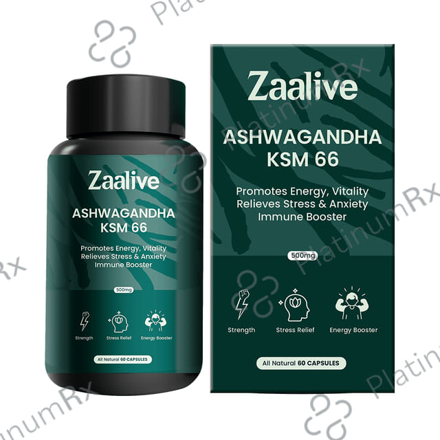 Zaalive Ashwaganda KSM 66 Capsule