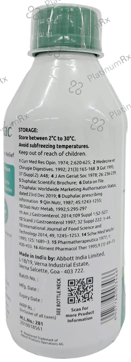 Duphalac Lemon Flavour Oral Solution 450ml